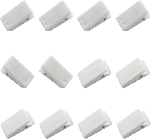 Litoexpe 30pcs Self-Adhesive Clips, Poster Photo Paper Clips, Flag Tapestry Hangers, Double-Sided Adhesive Spring Clips, Clear in Saudi Arabia