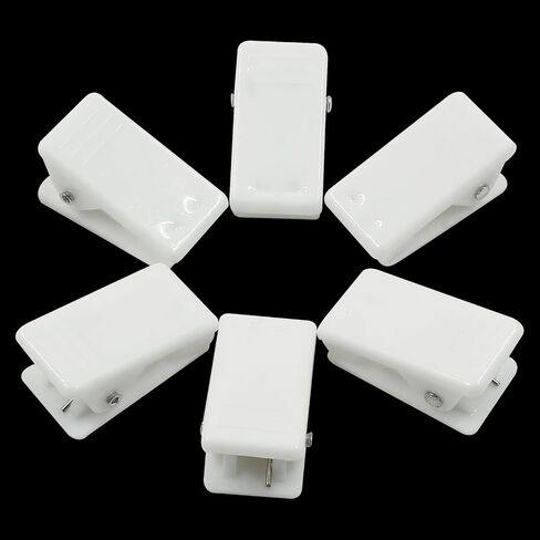Litoexpe 30pcs Self-Adhesive Clips, Poster Photo Paper Clips, Flag Tapestry Hangers, Double-Sided Adhesive Spring Clips, Clear in Saudi Arabia