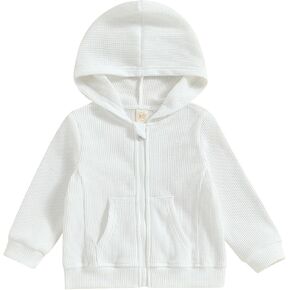 الأطفال خفيفة الوزن سترة قميص سترة طفل و Girl Sweater Wear Wear Coat Toddler Full zip Hoodie للأطفال in Kuwait
