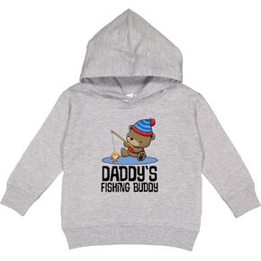 inktastic Daddy Fishing Buddy Son Daughter Toddler Hoodie