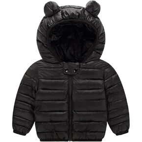 Toddler Girls Boys Cute Jacket Bear Ear Hoodie Sweater Zip Up Fuzzy Warm Coat Infant Baby Winter Outwear Clothes