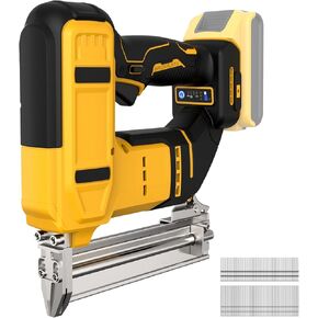18 Gauge Cordless Brad Nailer for Dewalt 20V MAX Battery, Battery Powered Nail Gun with 1000 Nails, Lightweight Electric Nail Gun for Woodworking, DIY, Framing & Home Improvement