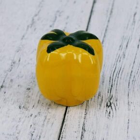 1PCS Ceramic Vegetable shape Dresser Handle Drawer Knob Pull Cabinet Cupboard Handle Knob Kids Room Decorative Furniture Knob - (Color: green)