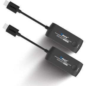 OREI Wireless HDMI Extender Transmitter & Receiver Dongle UtraHD 5.1-5.2 Ghz Up to 4K @ 60Hz - Upto 60 Feet - Perfect for Streaming from Laptop, PC, Cable, Netflix, YouTube, PS4 to HDTV/Projector in Kuwait