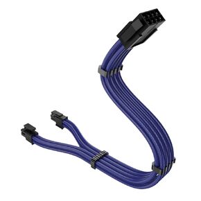 CPU 8pin Male to 4+4pin Detachable Male Nylon Extension Cable Motherboards Power Adapter Cord for Mainbiard 11.8inch