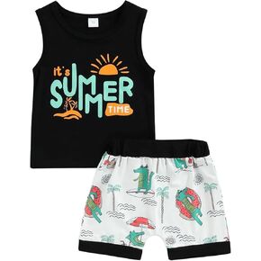 Seaside Resort Own's Oblessed Letternted Lundershirt Coconut Tree Print Five Put
