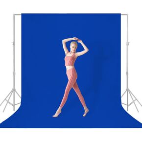 Y2 Heavy Duty Photo Backdrop, 10x8ft White Seamless Fabric Background Photography Backdrop Curtain Screen for Photoshoot Video Studio Party