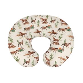 Baby Boy Girl Nursing Pillow Cover Farm Animals Pink Barn, Cow Horse Sheep Chicken Chick Pig Tractor Breastfeeding Pillowcase, Bottle Feeding Pillow Slipcover Cover Only