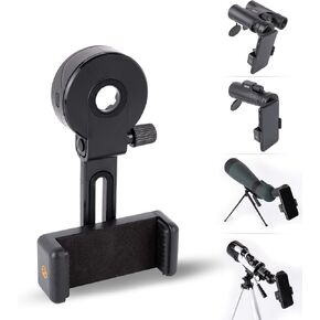 LUXUN Universal Phone Adapter - Adapter for Binoculars, Telescope, Monocular, Spotting Scope, Microscope - Fits Most Smartphones