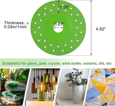 Mornajina 5 Packs 4 Inch Rock Slab Cutting Disc Grinding Disc Diamond Saw Blade for Angle Grinder, Disc para Cortar Ceramica, 1mm Ultra-Thin Saw Blade Wheel for Cutting and Grinding Tile Marble Glass in Kuwait
