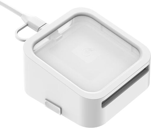 Credit Card Dock for Square Reader 1st and 2nd,Beautiful and Compact Case for Square Reader, Support Anti-Sleep Button, One Click to Turn On(Cable and Wall Charger Included, No Reader) White in Kuwait