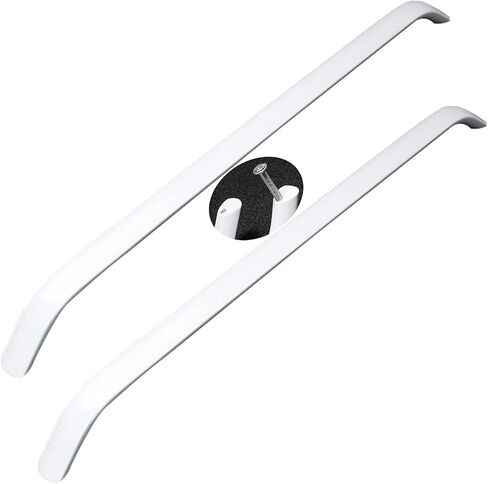 Wardrobe Door Handles,2pcs Dresser Knobs White Bow Wardrobe Pulls Aluminum Alloy Cabinet Handles Drawer Handles Bathroom Handles Pull Hardware(Hole Distance 96mm) in Kuwait