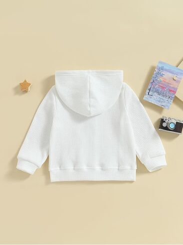 الأطفال خفيفة الوزن سترة قميص سترة طفل و Girl Sweater Wear Wear Coat Toddler Full zip Hoodie للأطفال in Kuwait