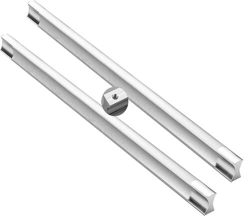 Wardrobe Door Handles,2pcs Frosted Silver Drawer Handles Aluminum Alloy Furniture Handle,Cupboard knockers Bedroom Knob Knobber for Dresser(Hole Distance 128mm) in Saudi Arabia