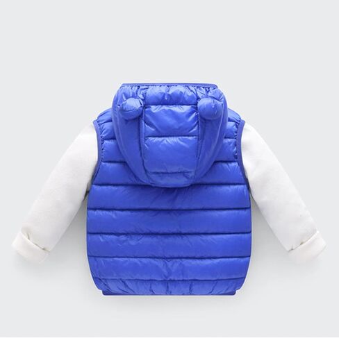 Baby Boys Girls Winter Vest Coats Infant Toddler Hooded Puffer Down Jacket Infant Thicken Warm Jackets Windproof Outwear in Saudi Arabia