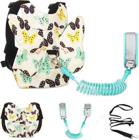 Toddler Harness with Anti Lost Wrist Link - Baby Safety Leash for Kids for Travel for Crowded Parks, Airports in Saudi Arabia