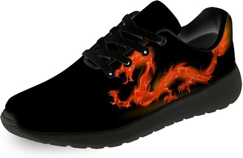 Dragon Running Shoes for Women Men Tennis Walking Lightweight Sneaker Birthday Gifts for Mom Dad in Saudi Arabia
