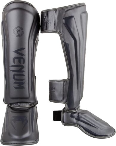Venum Elite Shin Guards-Dark Camo Gold - M in Saudi Arabia