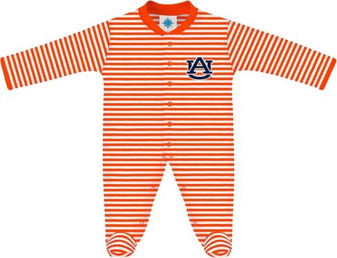 Creative Knitwear College Baby Baby Striped Romper - شعار الفريق ، ألوان متعددة ، للبنين والبنات (0-9 أشهر) in Kuwait