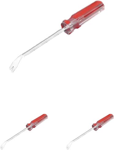 3 Pack V-Shaped and U-Shaped Bent Nail Puller Screwdriver,Multi-Purpose Tool for Sofa,Car Decoration,Door Panel Nail Removal (6 Inch U shape) in Saudi Arabia