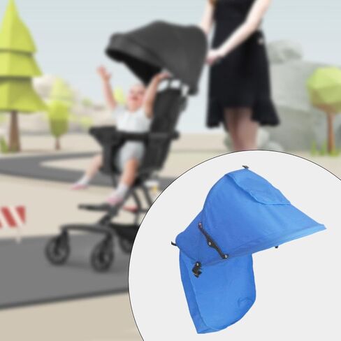 Stroller Sun Cover Sun Protection Shade Cover,Large,Easy to Install Universal Pram Sun Cover Sun Cover for Pushchair, red, 46cm in Kuwait