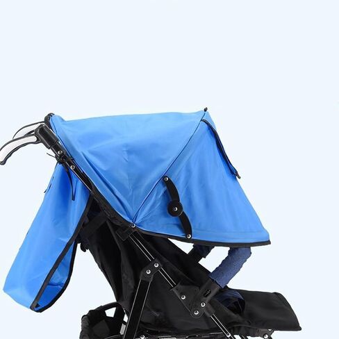 Stroller Sun Cover Sun Protection Shade Cover,Large,Easy to Install Universal Pram Sun Cover Sun Cover for Pushchair, red, 46cm in Kuwait
