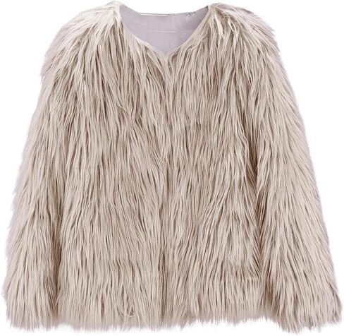 Girls Boys Faux Fur Vest Coat Toddler Winter Fleece Fuzzy Furry Sleeveless Jacket Coat Thick Warm Outwear Waistcoat in Saudi Arabia