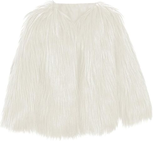 البنات بويز فو فو السترة معطف معطف طفل الشتاء الصوف غامض فروي سترة الغلاف in Kuwait