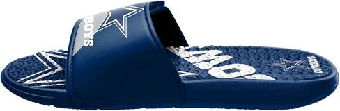 FOCO Minnesota Vikings NFL Mens Colorblock Big Logo Gel Slides - XL in Saudi Arabia