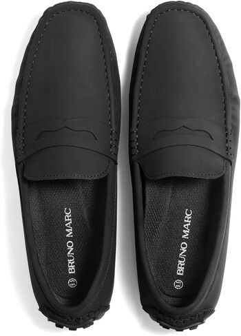 Bruno Marc Men's Slip-on Penny Loafer Suede Driving Shoes in Kuwait