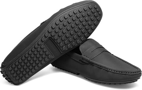 Bruno Marc Men's Slip-on Penny Loafer Suede Driving Shoes in Kuwait