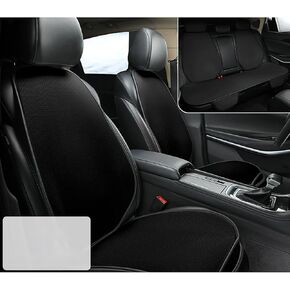 Car Seat Cushions for VW Golf 7 2014-2020, Car Seat Cushions for Driving, Comfort Driver Cushion and Back Cushion,Brown- Full Set 7pcs