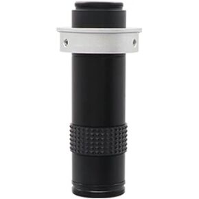 JOEBO Microscope Kit 120X 180X 300X 200X Adjustable Zoom C Mount Lens Glass Magnification Eyepiece for VGA HDMI USB Industry Video Microscope Camera Microscope Lens Adapters(180X)