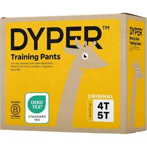DYPER - Toddler Pull Up Style Potty Training Pants Girls/Boys Day & Overnight Protection - Made with Plant-Based*, Honest Ingredients, Hypoallergenic -Size 2T-3T (104 Count)