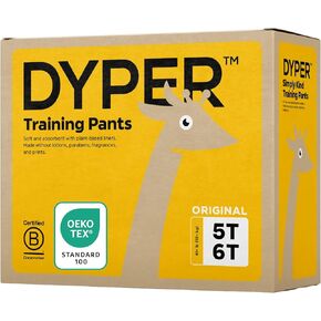 Dyper -Toddler Pull Up Style Potty Training Pants Girls/Boys Day and Boys Boys -مصنوعة من المكونات الصادقة القائمة على النباتات*، Hypoallergenic -Size 2T -3T (104 Count) in Kuwait