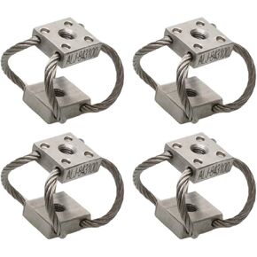 4PCS RC UAV Aerial Photography Shock Absorbe Stabilizer 304 Stainless Steel Camera Gimbal Suction Cup Mount Isolator 0-8.8KG Load for Helicopter Drone Car Medical Van Stretcher (4pcs ALJ-844100)