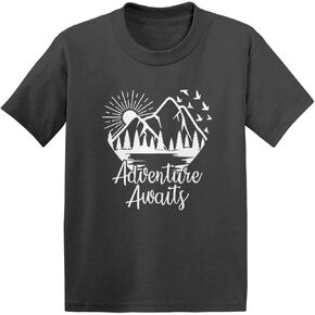 Adventure في انتظار - المشي لمسافات طويلة الطبيعة الطبيعية/Toddler Cotton Jersey T -Shirt