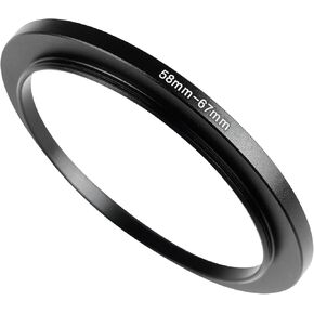 49mm to 77mm Step-Up Ring Adapter,49mm to 77mm Step Up Filter Ring,for All Brands UV ND CPL Metal Stepping Up Ring Adapter Filter, Black