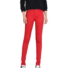 Maiyifu-GJ Women's Winter Warm Fleece Lined Jeans Slim Fit Thermal Pencil Denim Pants Skinny High Waisted Tapered Jean