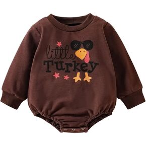 Baby Sweatshirt Romper Baby Boy Girl Clothes Crewneck Oversized Long Sleeve Bodysuit Outfit 3-18 Months