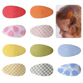 12 PCS مقاطع شعر طفل صغير - 1.8 '' Baby Girls ملفوفة باريتات أو ملحقات شعر الأطفال للرضع والأطفال