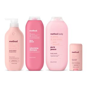 Method Sea + Surf, Body Lotion 14 Fl Oz, Deodorant 2.65 Oz, Body Wash 18 Fl Oz, Men’s 2-in-1 Shampoo 14 Fl Oz (Variety Pack)