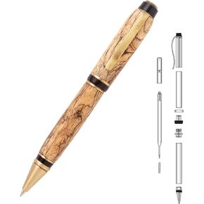 Penn State Industries Pkbigtta Big Ben Cigar Twist Ploint Pen Kit Woodturning Project (1 ، Gold & Gun Metal)
