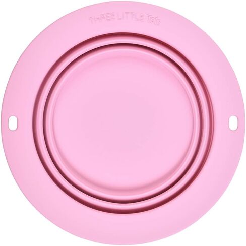 Silicone Collapsible Dog Travel Bowl or Kids Toddler Bowl for Eating on-The-go or at Home - Dishwasher and Microwave Safe & Non Toxic Purple (Lilac)) in Saudi Arabia