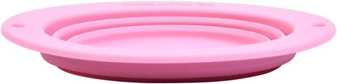 Silicone Collapsible Dog Travel Bowl or Kids Toddler Bowl for Eating on-The-go or at Home - Dishwasher and Microwave Safe & Non Toxic Purple (Lilac)) in Saudi Arabia