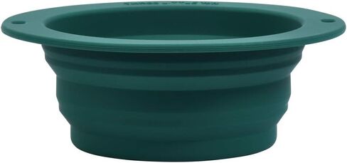 Silicone Collapsible Dog Travel Bowl or Kids Toddler Bowl for Eating on-The-go or at Home - Dishwasher and Microwave Safe & Non Toxic Purple (Lilac)) in Saudi Arabia
