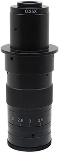 JOEBO Microscope Kit 120X 180X 300X 200X Adjustable Zoom C Mount Lens Glass Magnification Eyepiece for VGA HDMI USB Industry Video Microscope Camera Microscope Lens Adapters(180X) in Saudi Arabia