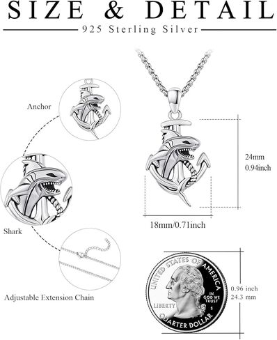 قلادة مرساة للرجال من يويوان من الفضة الاسترلينية عيار 925 بتصميم فايكنج فالكنوت روني، قلادة بحرية، قلادة بحرية، هدايا للذكرى السنوية للتخرج، 20+2، فضة استرلينية، بدون احجار كريمة, فضة استرلينية, لا in Saudi Arabia