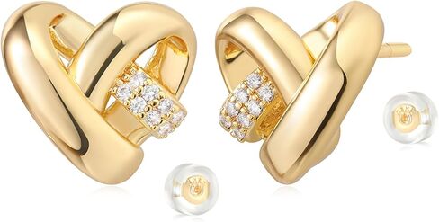 MYEARS Women Earrings Gold Stud 14K Gold Filled Small Simple Handmade Hypoallergenic Everyday Jewelry in Kuwait