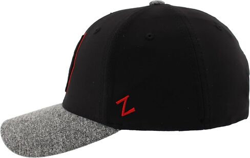 قبعة Zephyr Standard NCAA مرخصة رسميًا من Pristine Night Life، أسود، مقاس واحد in Saudi Arabia